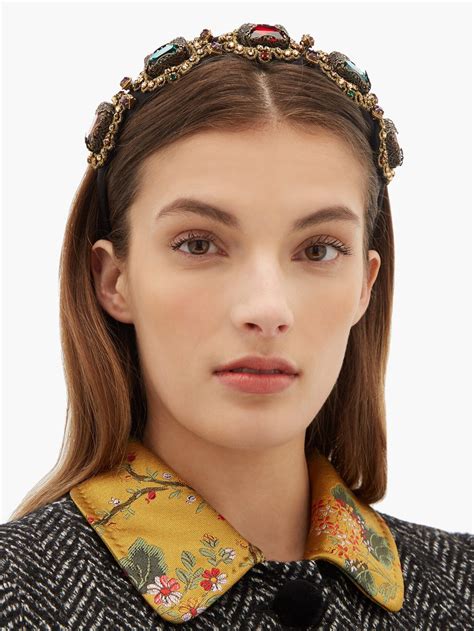 dolce gabbana headbands|Dolce & Gabbana satin headband.